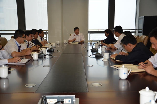 集團黨委副書記李培成組織召開博源集團及入駐大廈成員企業機關黨務工作專題會