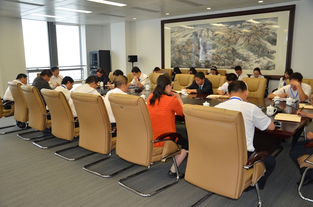 集團黨委副書記李培成組織召開博源集團及入駐大廈成員企業機關黨務工作專題會