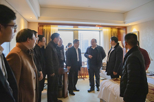 集團公司領導慰問2018年度受表彰的先進集體和先進個人代表