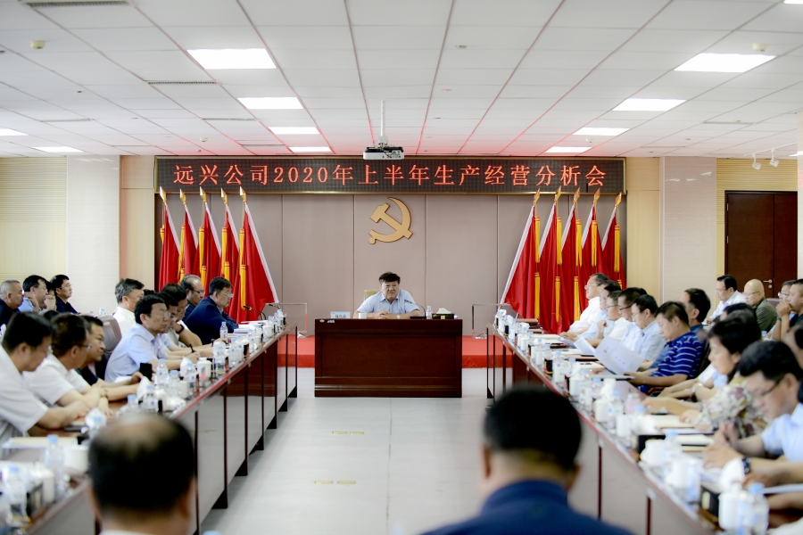 遠興公司召開2020年上半年生產(chǎn)經(jīng)營分析會