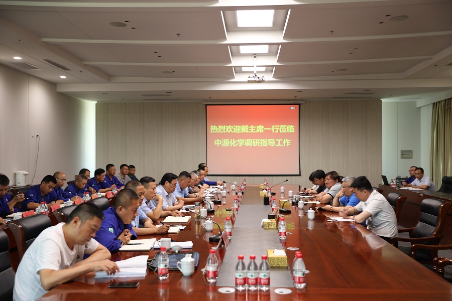 博源集團董事局主席戴連榮到中源化學公司調研指導工作