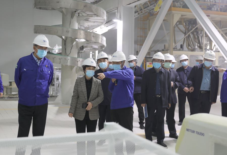 南陽市人大專題調(diào)研組到中源化學公司調(diào)研