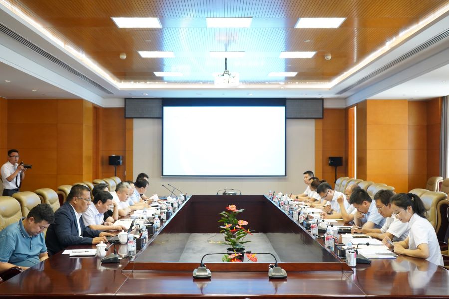 興業銀行總行風險管理部副總經理陳國生一行到博源集團調研