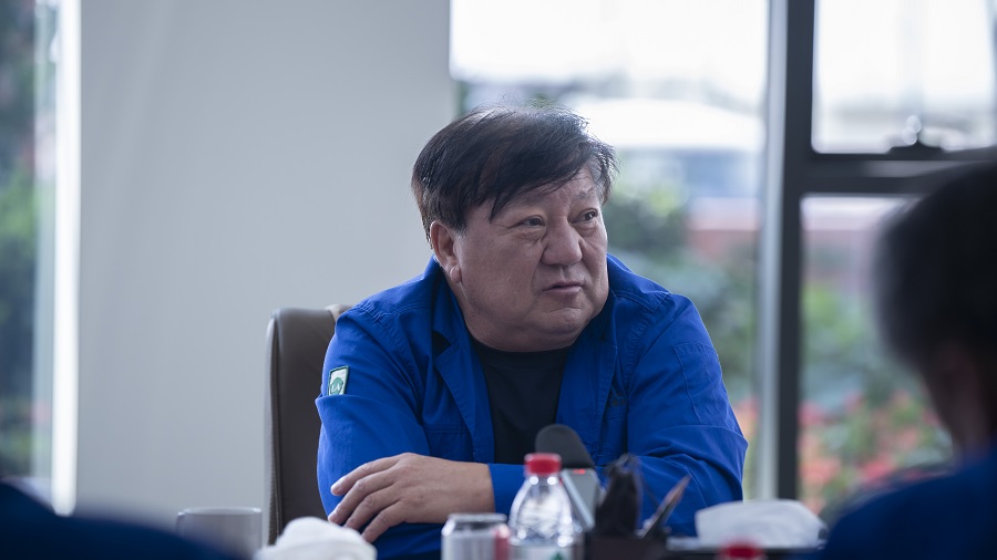 博源集團董事局主席戴連榮到阿堿項目調研指導工作