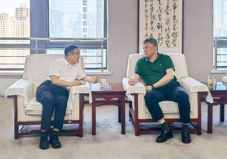 中化二建集團副總經理馮軍倫到訪博源集團